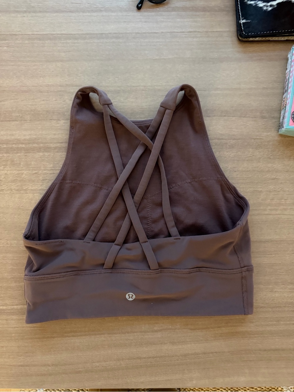 lululemon athletica Brown Cross-Back Sports Bra